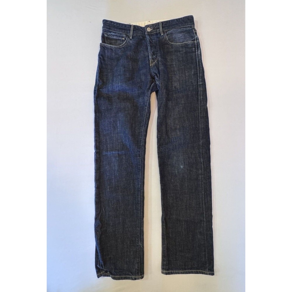 Levi's Made & Crafted Men's Jeans 30X32 Blue Ruler Straight Denim Button Fly